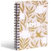 Carnet spirale A6 à ligne thème Love floral 160 pages