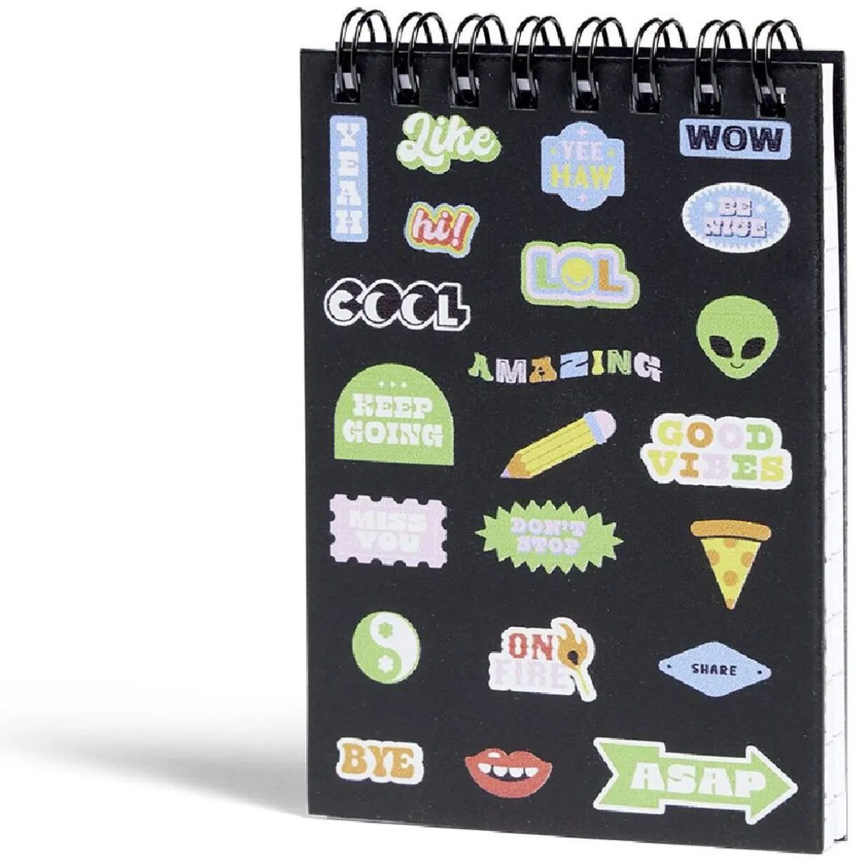 Carnet spirale A7 à lignes 140 pages