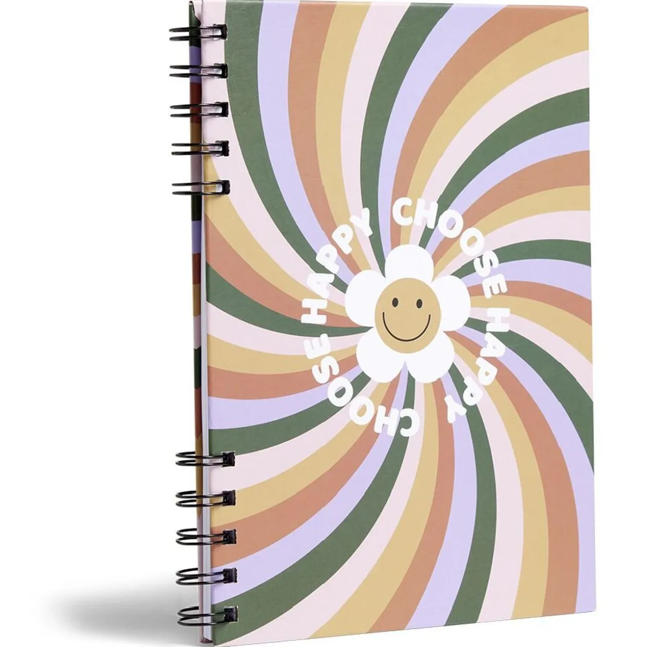 Carnet spirale A5 à lignes Happy Choose 160 pages