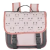 Cartable maternelle design chat rose gris