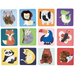 Carte animaux à toucher x 12