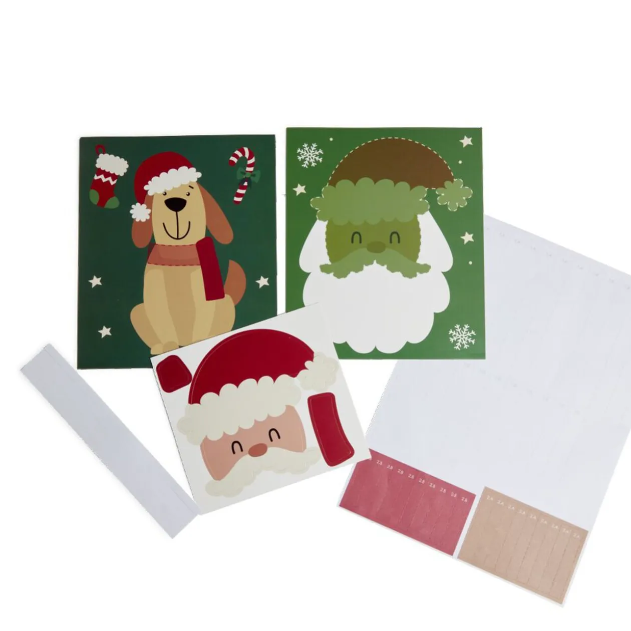 Carte de Noël à confectionner x2