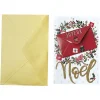 Carte de voeux Joyeux Noël avec porte billet