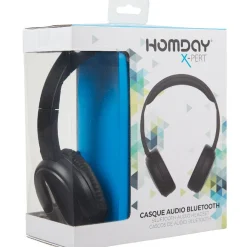 Casque audio bluetooth Homday noir