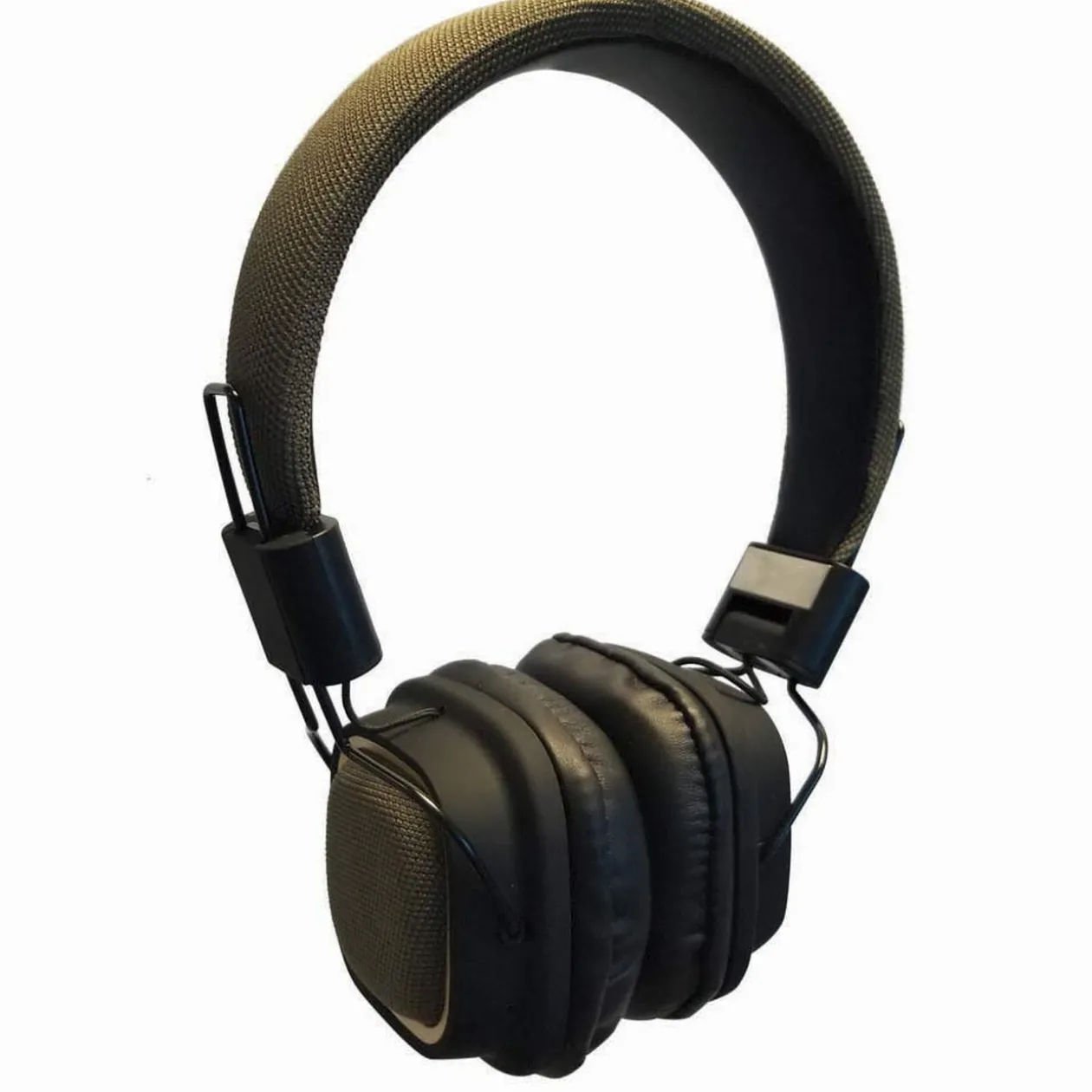 Casque audio Bluetooth Homday X-Pert finition tissu noir kaki