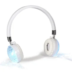Casque audio led blanc