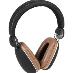 Casque audio vintage noir
