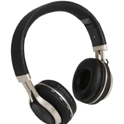 Casque Bluetooth doré et noir