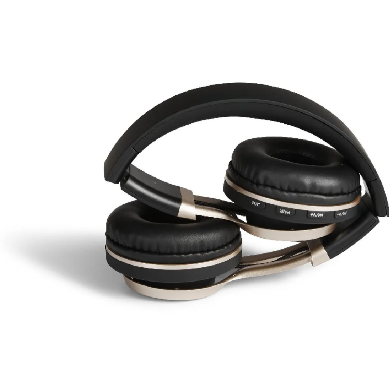 Casque Bluetooth doré et noir