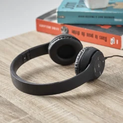 Casque bluetooth pliable noir