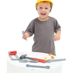 Casque de chantier + outils x10