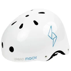 Casque de protection URBAN MOOV blanc taille S trottinette et vélo