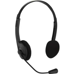 Casque gaming avec micro flexible réglable noir