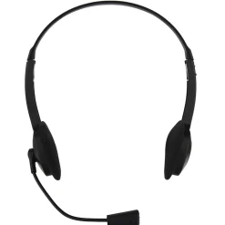 Casque gaming avec micro flexible réglable noir