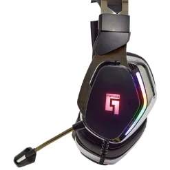 Casque gaming PC Homday avec micro et LED multicolores