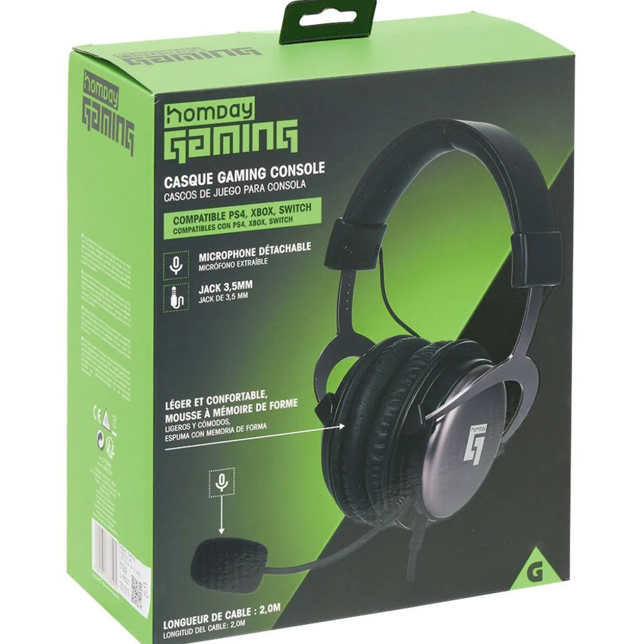 Casque gaming pour console Homday