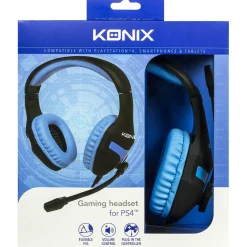 Casque gaming PS-400 pour PS4 Konix bleu