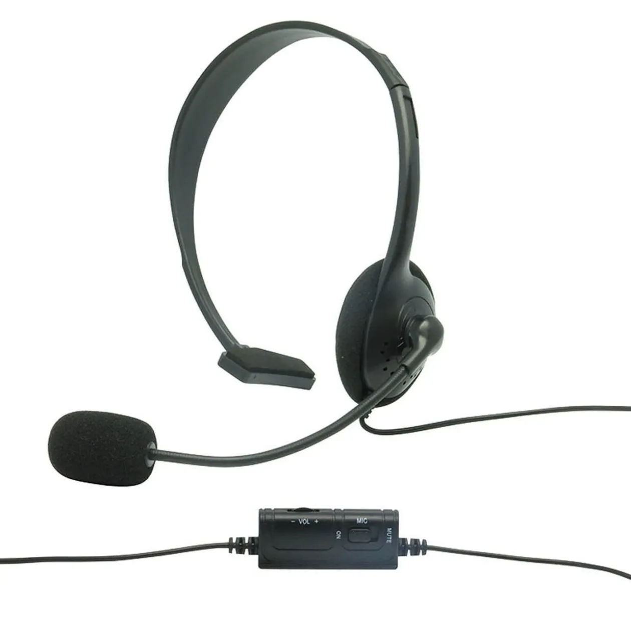 Casque Micro Monaural PS-100 pour PS4