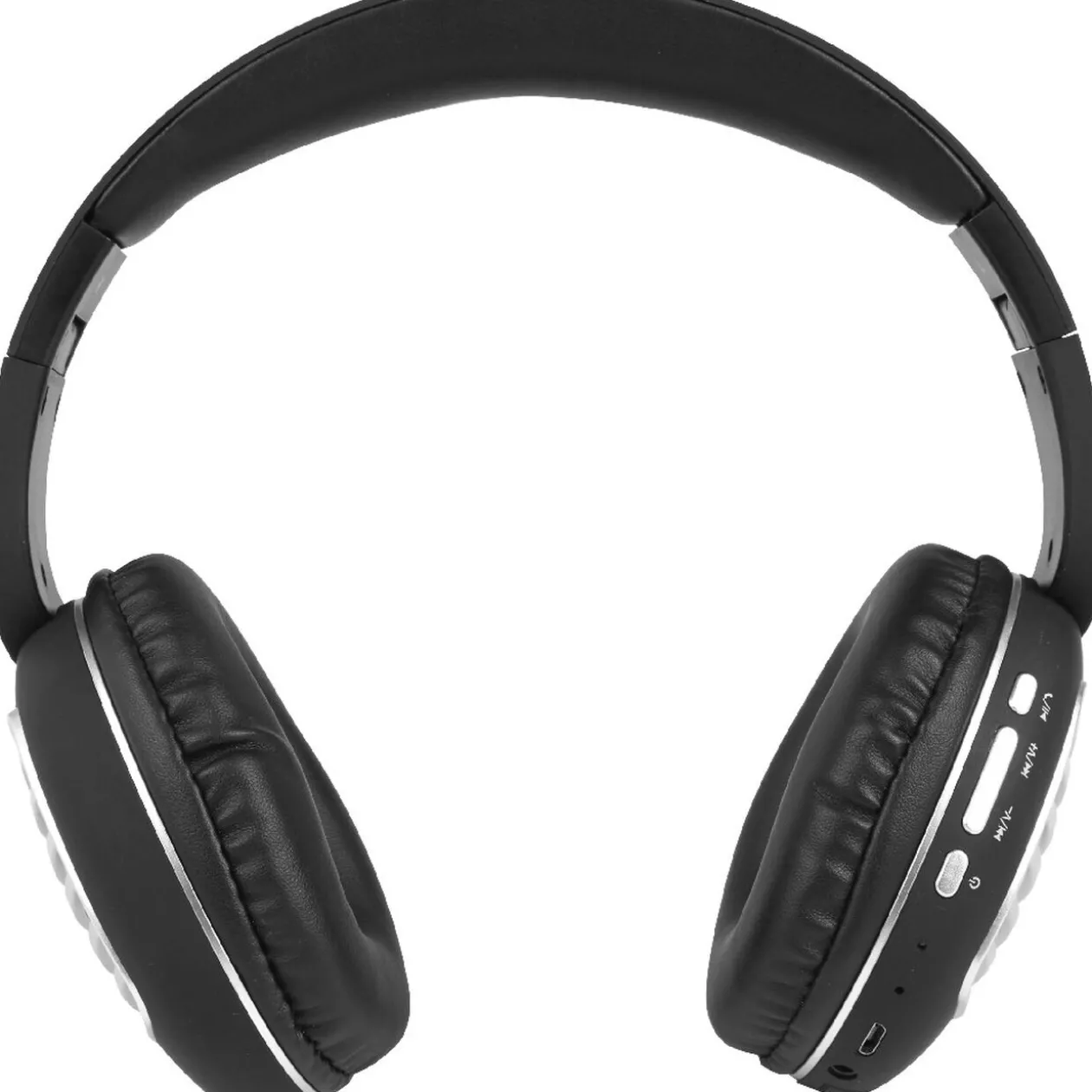 Casque vintage Bluetooth noir argent