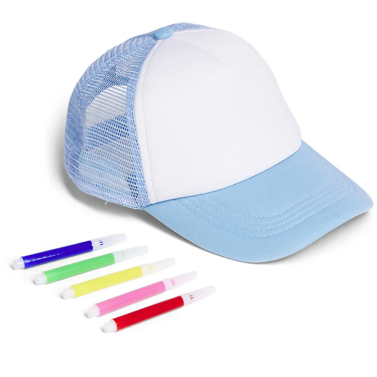 Casquette à colorier et crayons T56/58