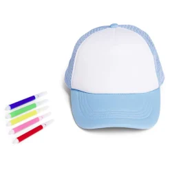 Casquette à colorier et crayons T56/58