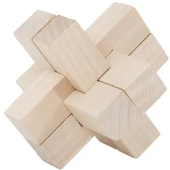 Casse tête bois x3