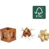 Casse tête en bois certifié FSC® 8 pièces