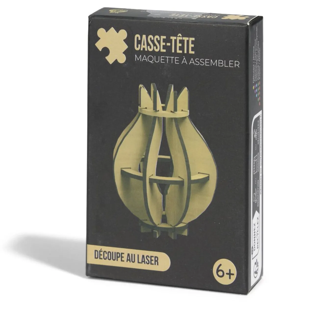 Casse-tête en bois - 8 modèles