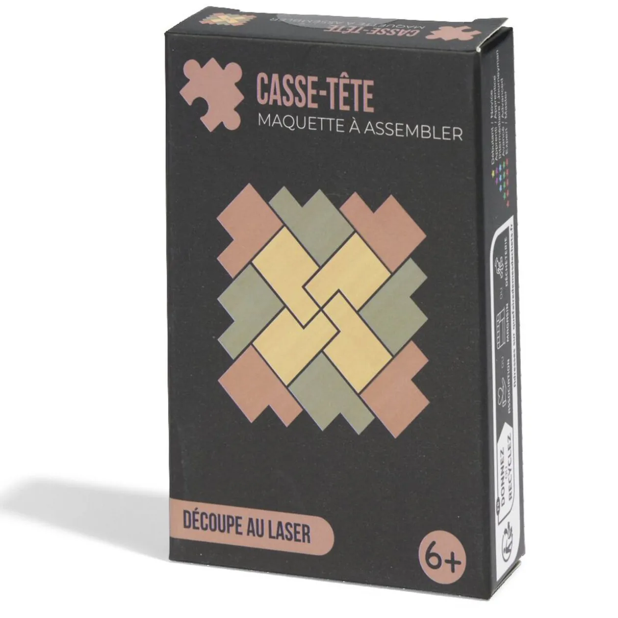 Casse-tête en bois - 8 modèles