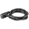Câble antivol spirale avec 2 clés incluses