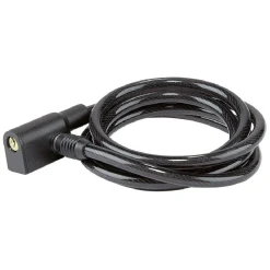 Câble antivol spirale avec 2 clés incluses