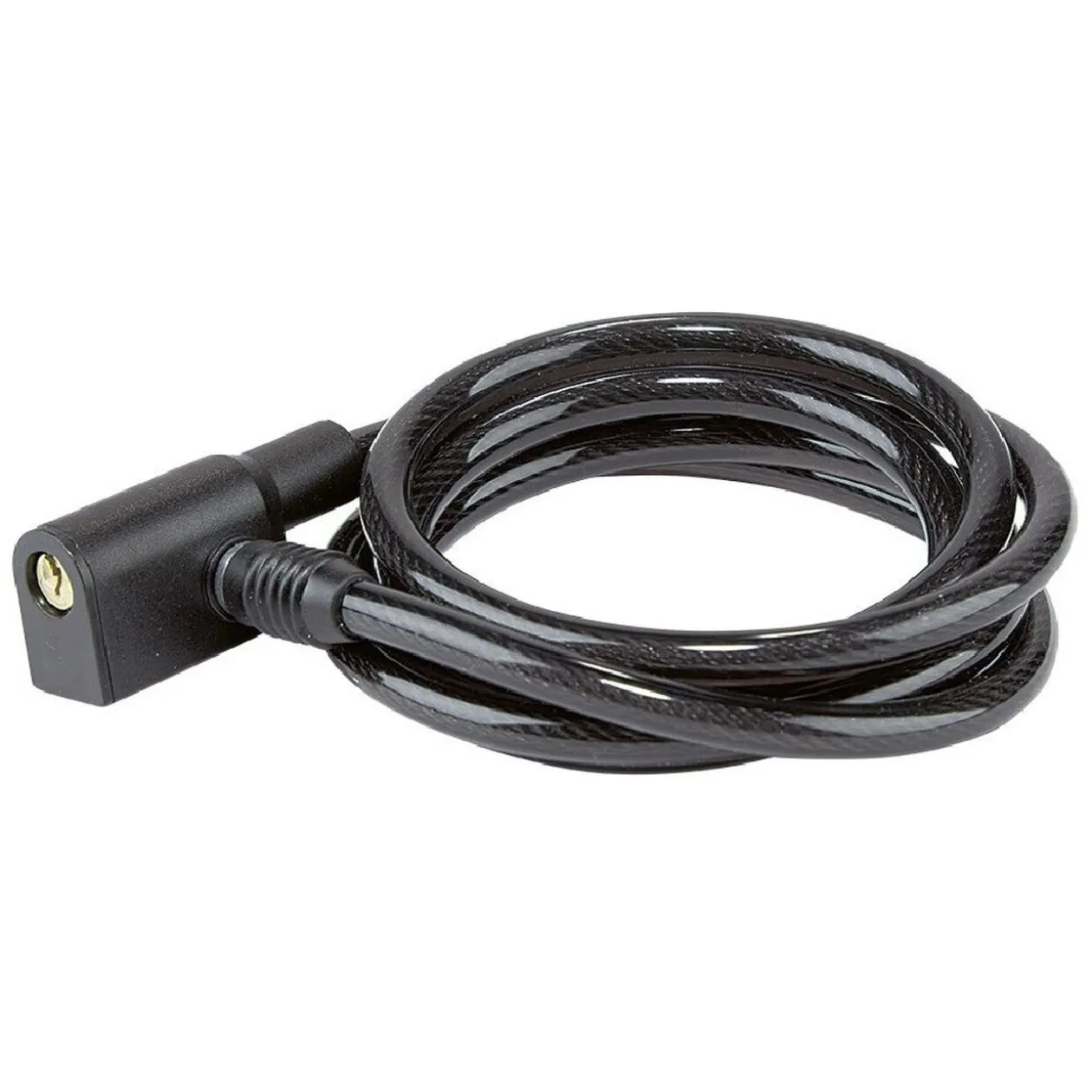 Câble antivol spirale avec 2 clés incluses