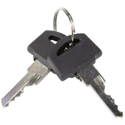 Câble antivol spirale avec 2 clés incluses