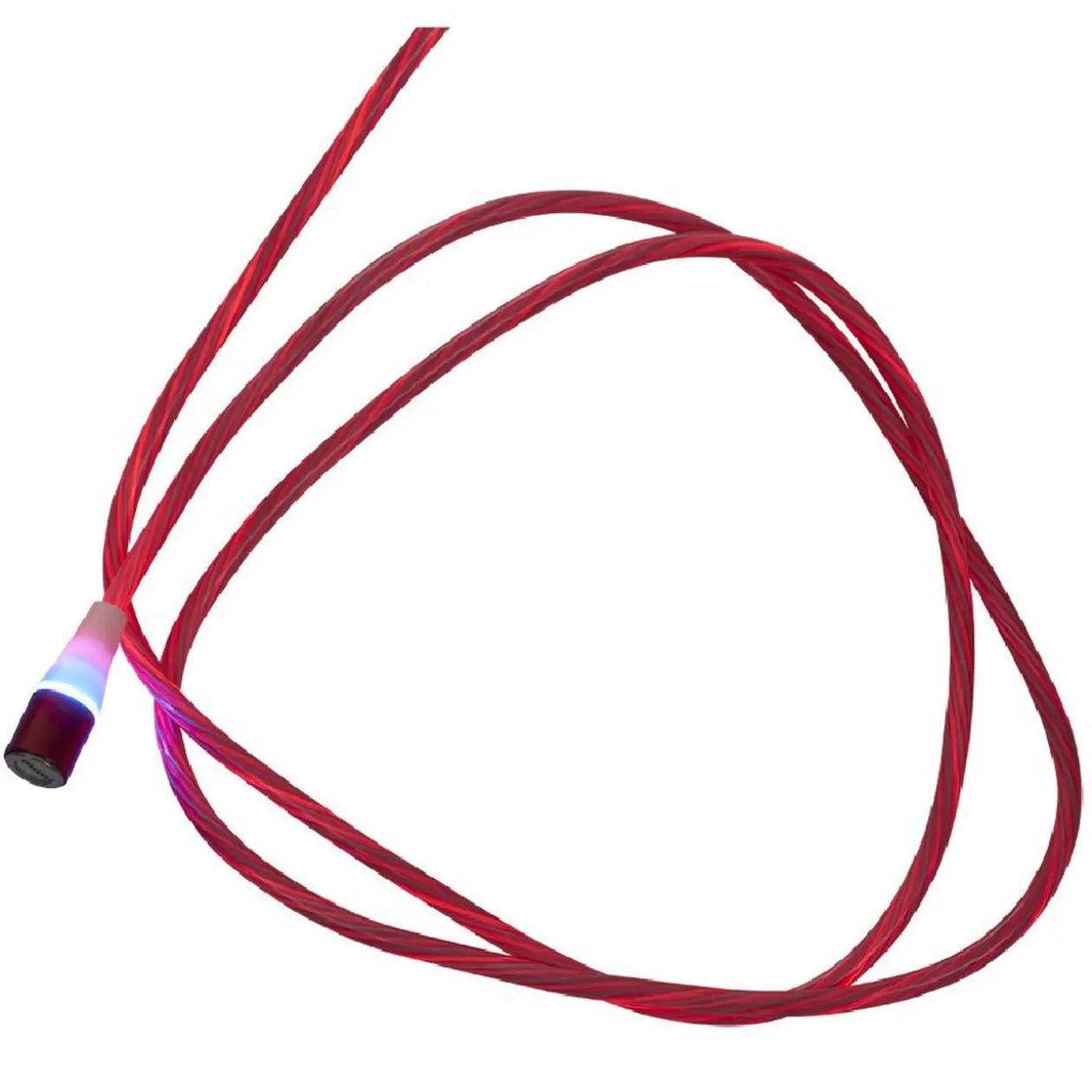 Câble de charge lumineux 3 en 1 Lightning/USB-C/Micro USB