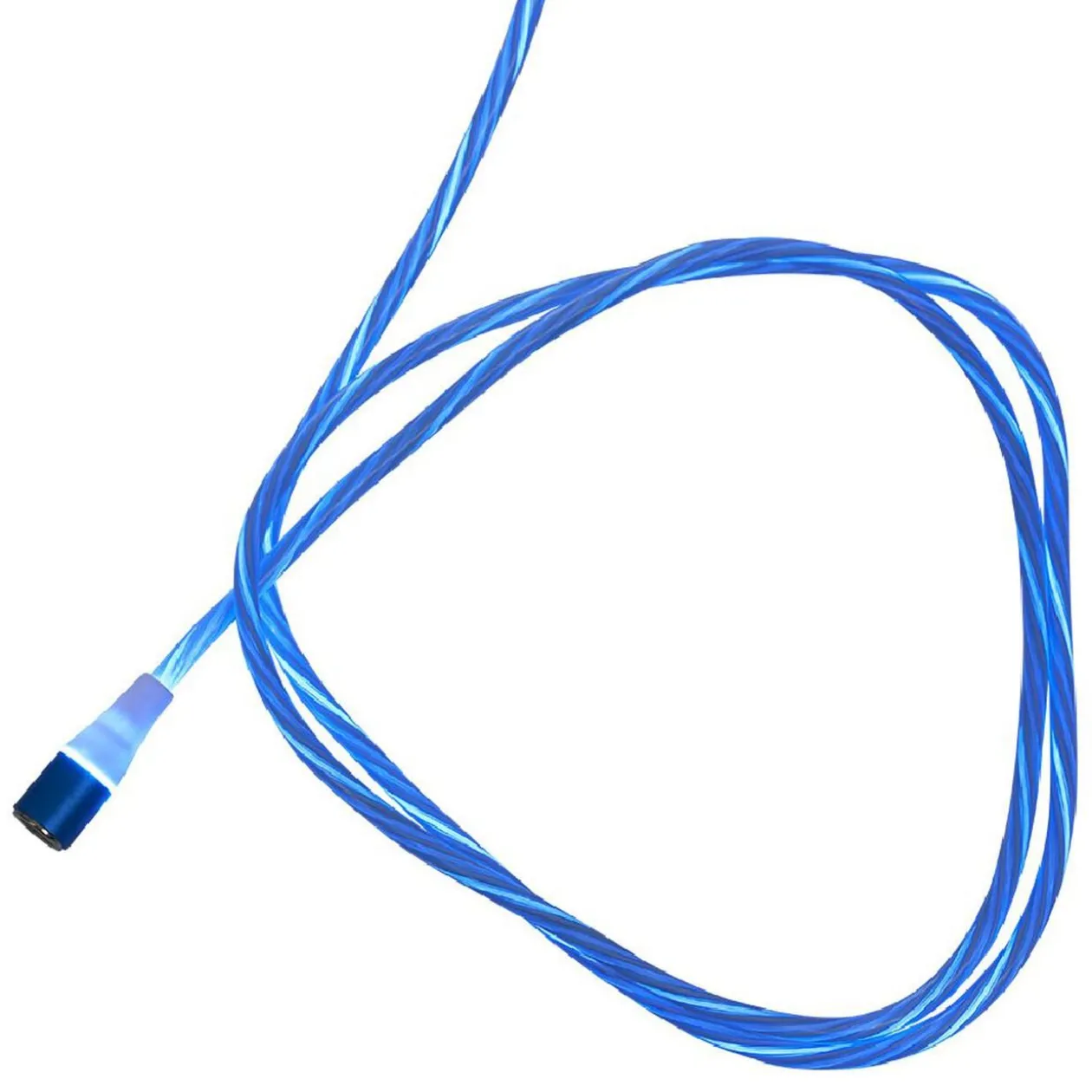 Câble de charge lumineux 3 en 1 Lightning/USB-C/Micro USB