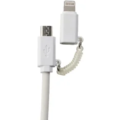 Câble de charge universel effet guirlande 2en1