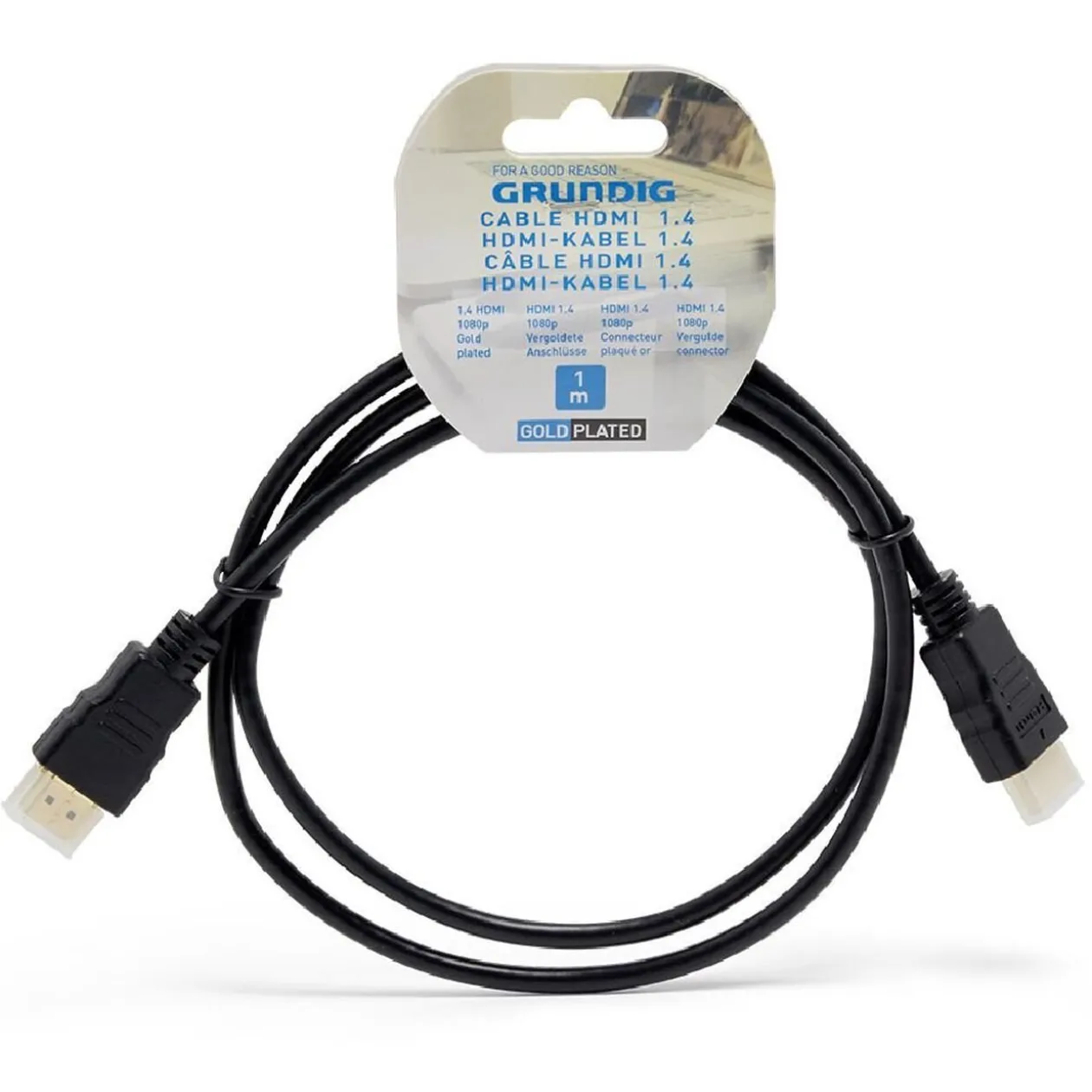 Câble HDMI Grundig 1.4 noir - L.1m