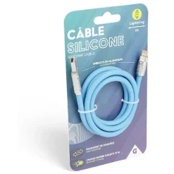 Câble lightning 1m en silicone