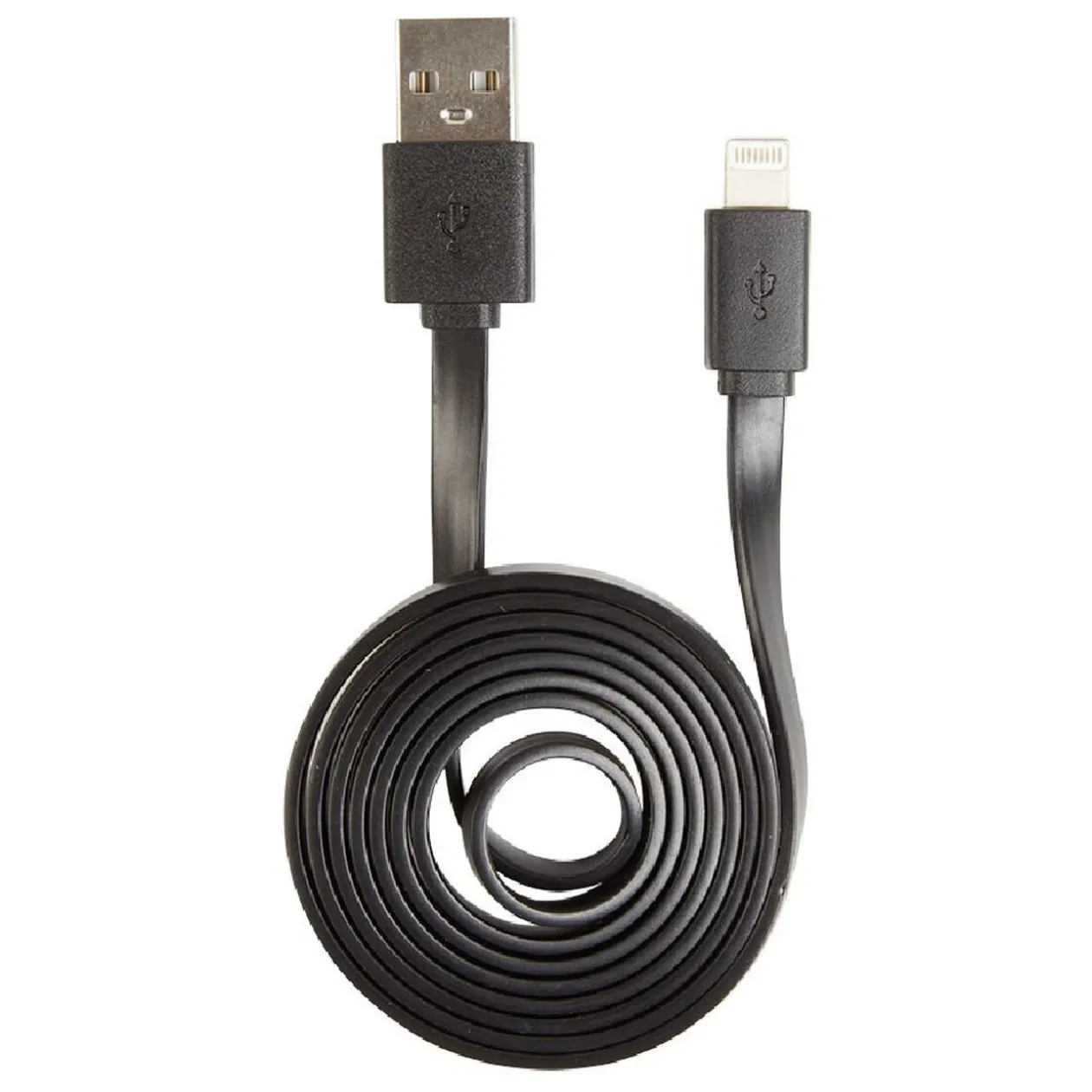 Câble lightning plat charge et transfert de données 1 m