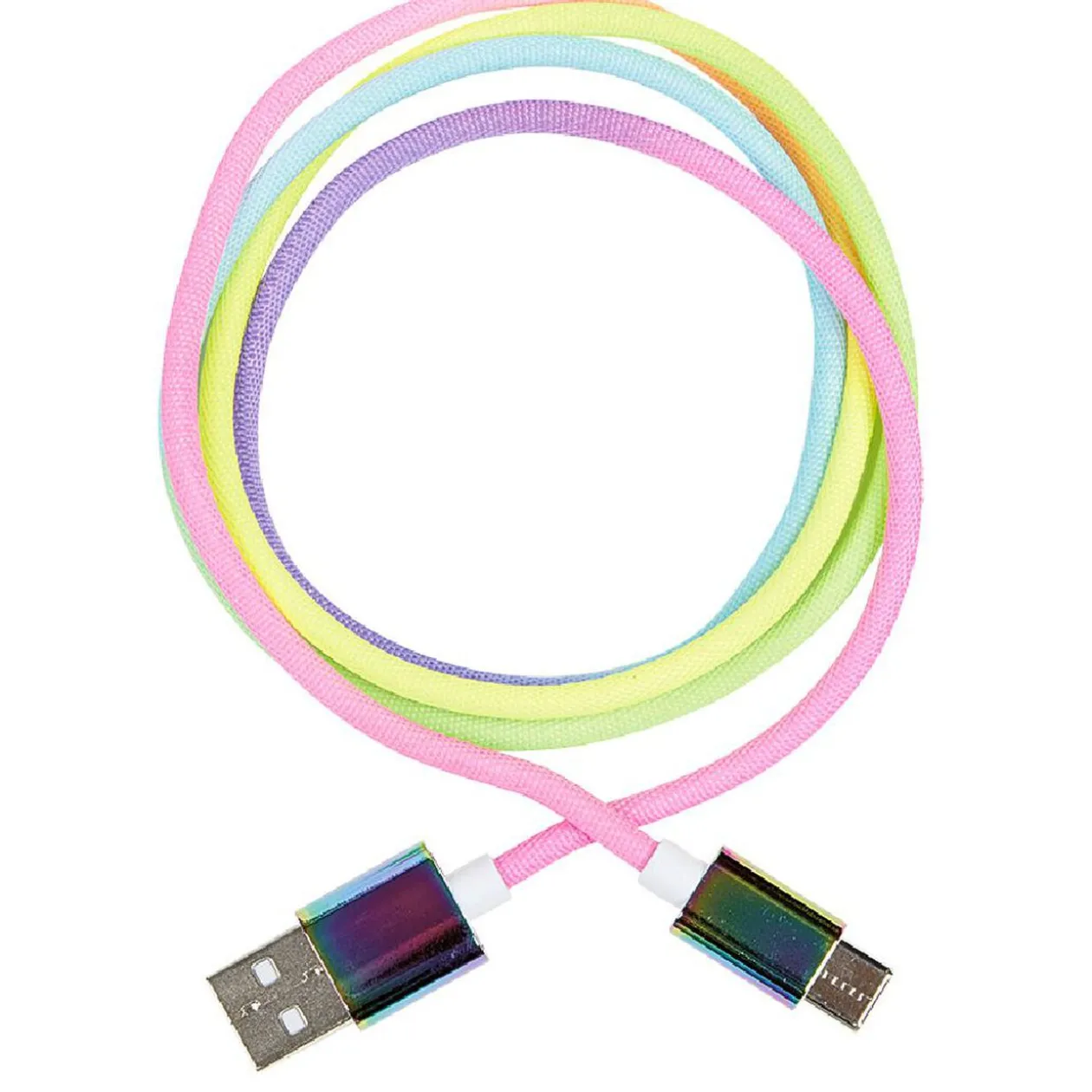 Câble micro-USB multicolore charge et transfert de données