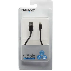 Câble noir pour Iphone