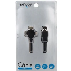 Câble universel 3 en 1