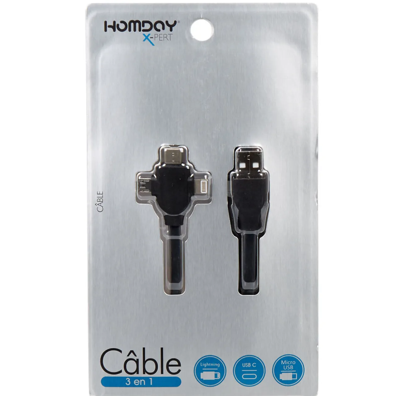 Câble universel 3 en 1