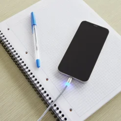 Câble USB magnétique 3en1 USB-C microUSB lightning 1m