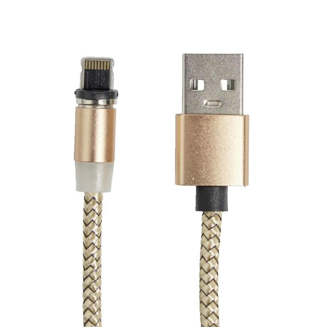 Câble USB magnétique 3en1 USB-C microUSB lightning 1m