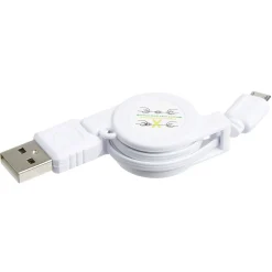 Câble USB rétractable embout micro-usb