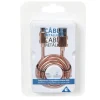 Câble USB vers micro USB métal Rose charge rapide