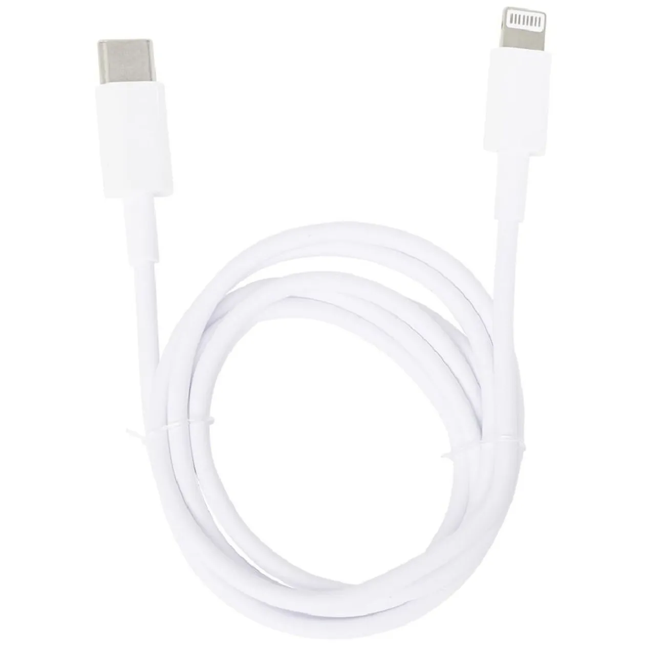 Câble USBC lightning blanc 1m