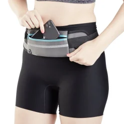 Ceinture de sport 37x10cm polyester gris