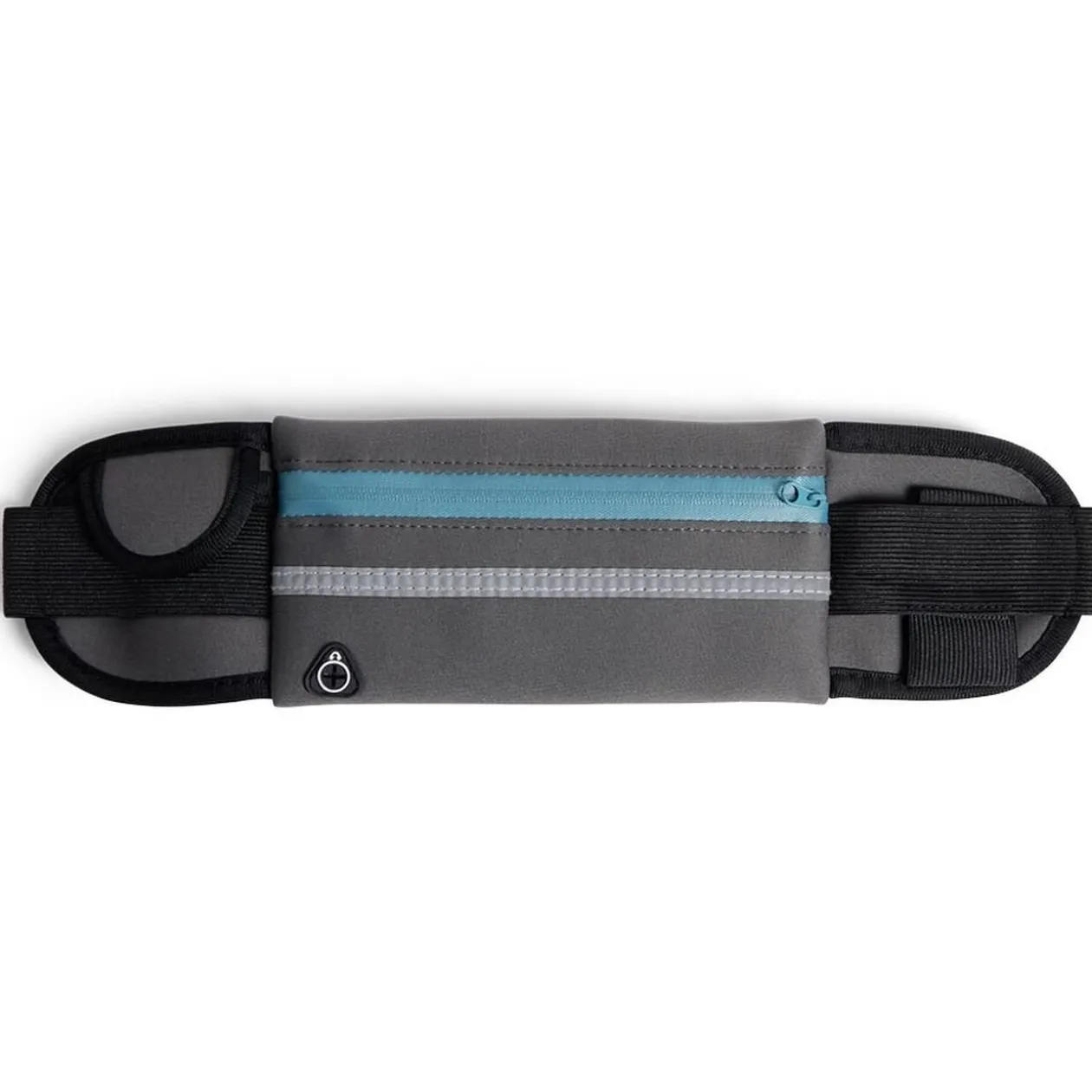 Ceinture de sport 37x10cm polyester gris